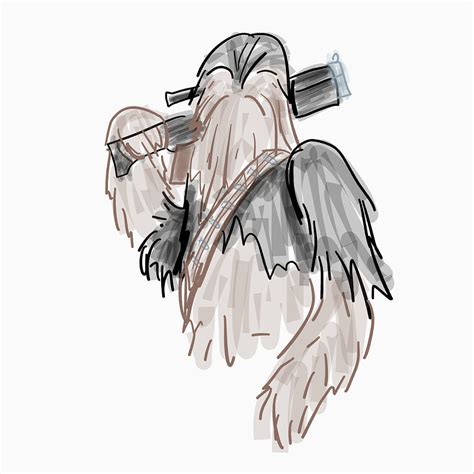 Star Wars Chewie Digital Art by Olivia Ivy | Fine Art America