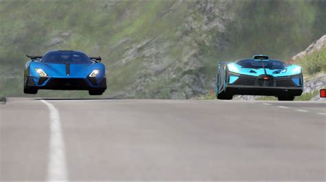 Bugatti Bolide Vs Ssc Tuatara Striker At Highlands Youtube