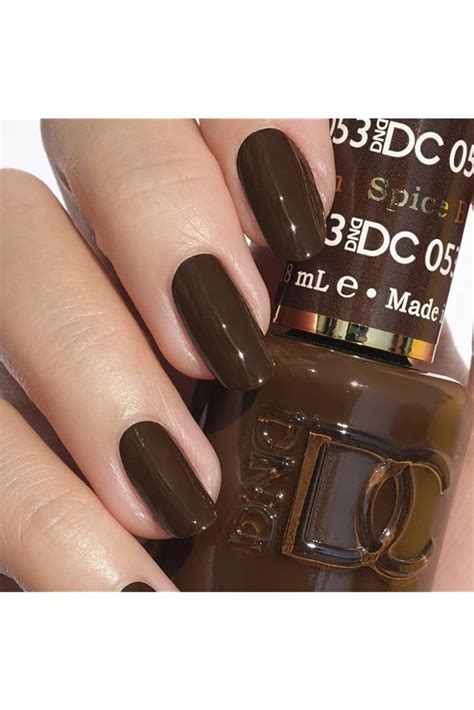 DND DC Gel Polish Set 1 Each Of Brown Gel Polish And Brown Nail