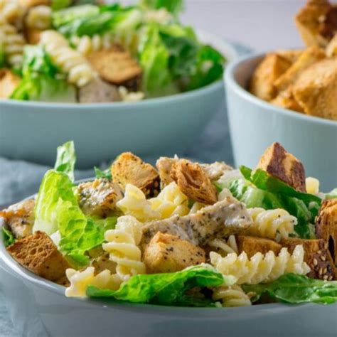 Foodporn Caesar Pasta Salat Nudelsalat Mal Anders