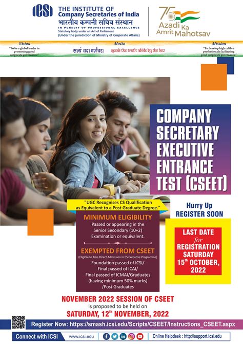 Icsi Cseet November Registration Begins Heres Apply Link