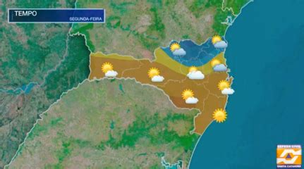 V Deo Previs O Do Tempo Para Santa Catarina Segunda Feira