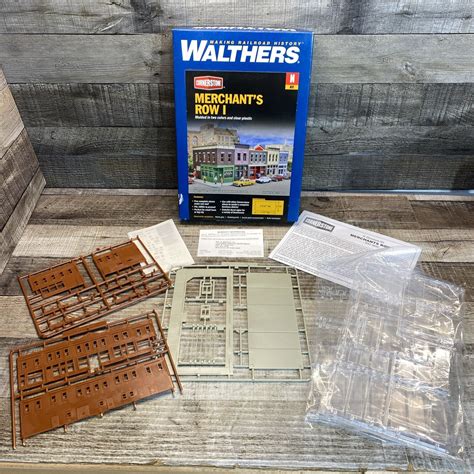 N Scale Walthers Cornerstone Kit Merchant S Row I Open