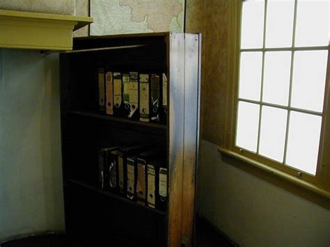 The Famous Door Behind The Book Shelf Picture Of Anne Frank House