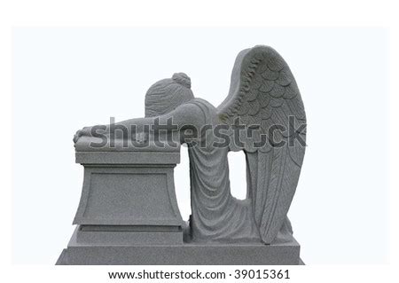 Crying Angel On A Tombstone Stock Photo 39015361 Shutterstock