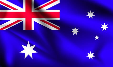 Australia 3d flag 1228921 Vector Art at Vecteezy