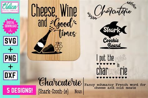 Charcuterie Svg Bundle Cheese Board Svg