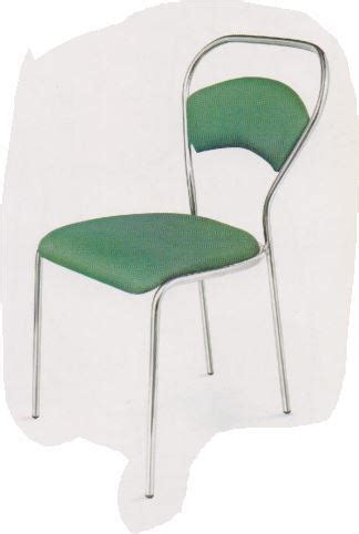 Silver Stainless Steel Cafeteria Chair CC005 At Best Price In New Delhi