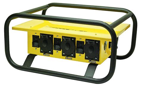 White Cap Cep Yellow Tl Cage Ul Temporary Power Box