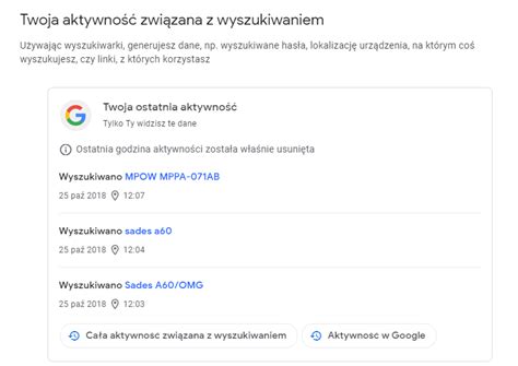 Jak Atwo Usun Ca Histori Wyszukiwania W Google Ze Swojego Konta