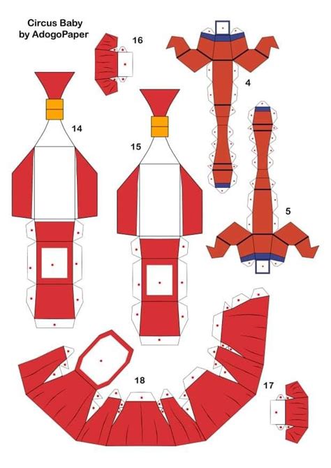 An Origami Paper Doll Is Shown With Instructions To Make It Look Like They Are Wearing