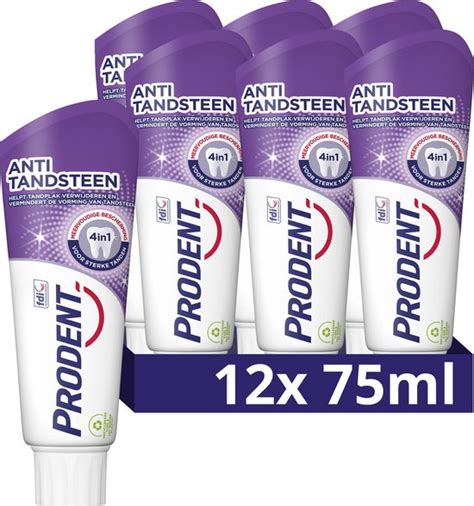 Prodent Anti Tandsteen Tandpasta X Ml Voordeelverpakking Bol