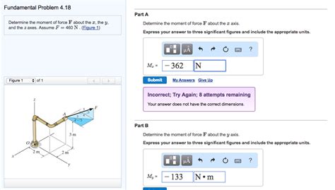 Solved Fundamental Problem Part A Determine The Moment Chegg