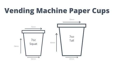 Vending Machine 7oz Paper Cups Paper Cup Company