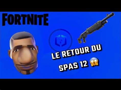 Le Retour Du Spas Sur Fortnite Youtube