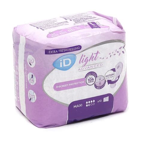 ID Light Avanced Maxi Protections Anatomiques Pour Fuites Urinaires