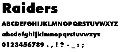 Raiders Free Font Download Font Supply