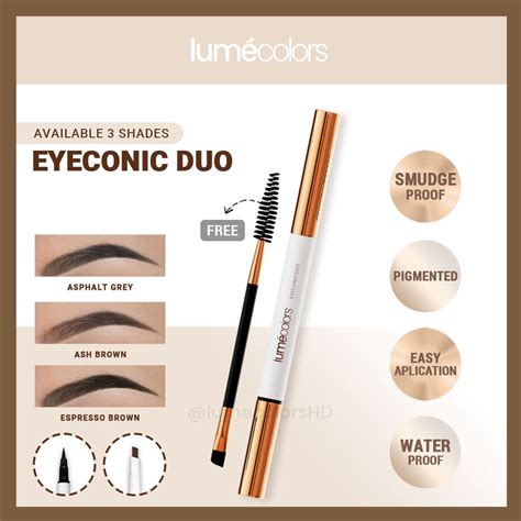 Jual Lumecolors EYECONIC DUO ED Pensil Alis Dan Eyeliner Eyeliner