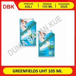 Promo LEBIH HEMAT Susu Greenfields UHT Full Cream 105 ML X 1 Karton