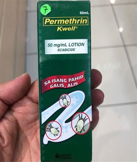 Kwell Permethrin Lotion 50mg Ml Scabicide 60ml Green Lazada Ph