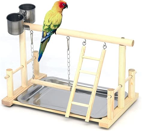 Buy Vootee Bird Rack Playstand Bird Playground Parakeet Cockatiel