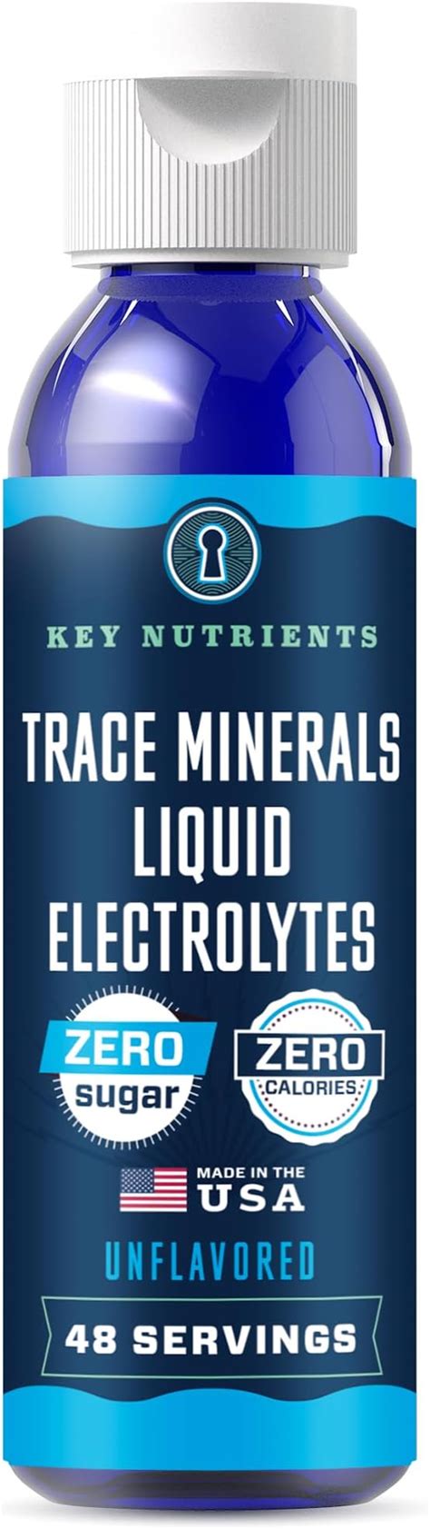 Key Trace Minerals Liquid Electrolytes Hydration 4oz