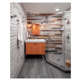 Red Cedar Lake House Rustic Bathroom Minneapolis By Lundin