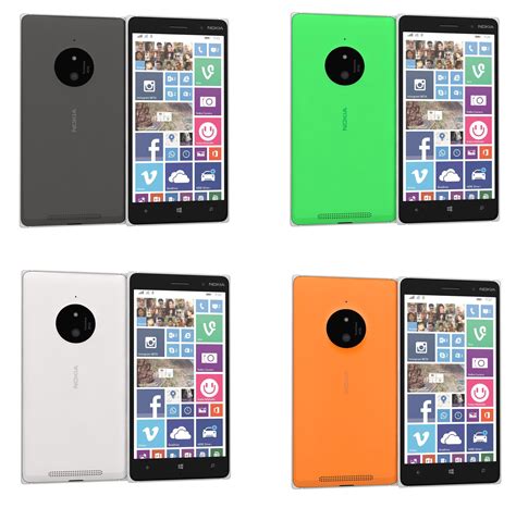 Nokia Lumia All Colors D Model Ds C D Max Fbx Lwo Ma