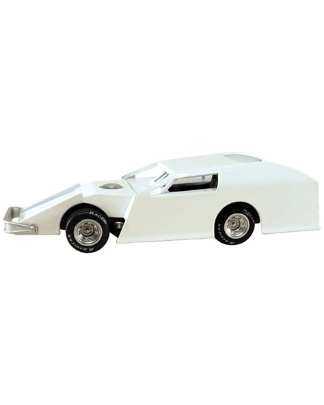 Pull Back Dirt Modified Blank White Body 132 Scale Car