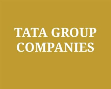 List of Companies owned by TATA Group 2023 - IndianCompanies.in