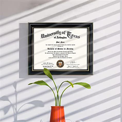 Graduationmall X Certificate Diploma Frame Solid Wood Uv