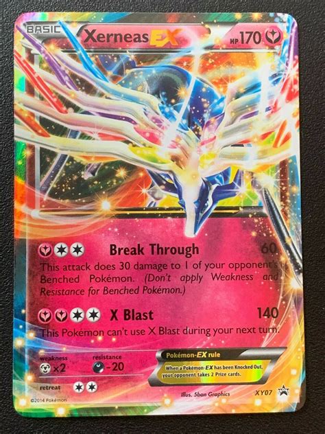 Pokemon Xerneas Ex Xy07 Holo Ultra Rare Black Star Promo Tcg Values Mavin