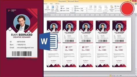 Detail Cara Membuat Id Card Panitia Dengan Microsoft Word 2010 Koleksi