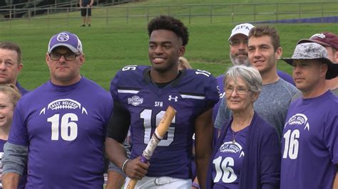 SFA football team defeats ACU for first win of the season | cbs19.tv