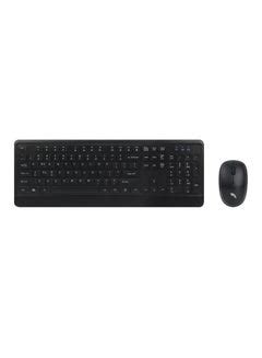 Generic Wireless Keyboard And Mouse Set -English/Arabic Black KSA ...