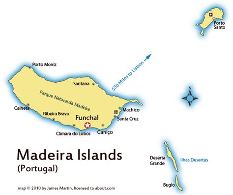 Madeira Island Location Map And Travel Guide