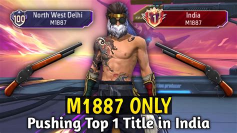 Pushing Top 1 Title In M1887 Solo Br Rank Weopon Glory Push Season 39