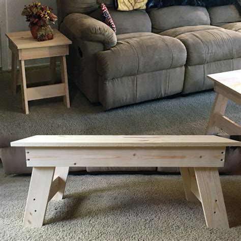 White Pine Coffee Table and End Tables > Made In Michigan