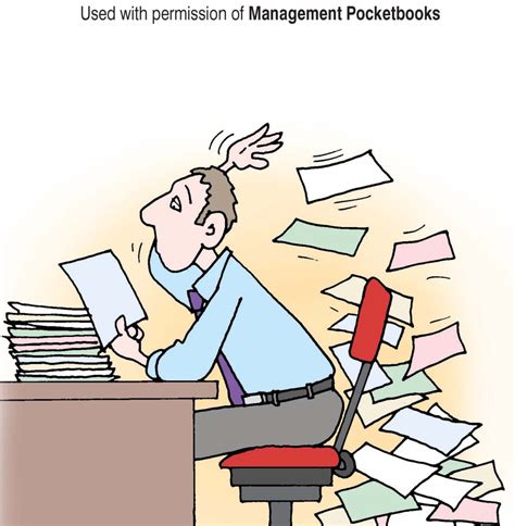 Man Throwing Papers Management Pocketbooks