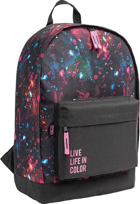 Tilibra Mochila De Costas Acad Mie Splashes Preta Amazon Br