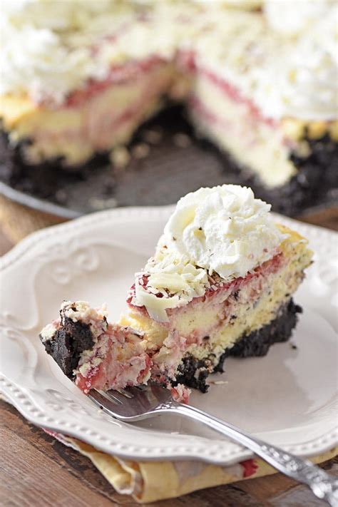 Olive Garden White Chocolate Raspberry Cheesecake