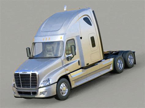 Freightliner Cascadia 2011 Oil Paint Digital Art By Abilio Fernandez