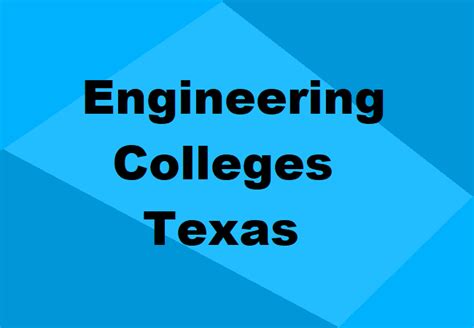 Best Engineering Colleges in Texas - ClearskyLearning