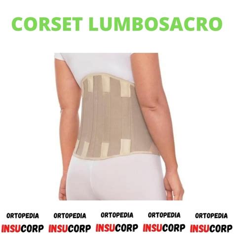 Corset Lumbosacro Ballenado Ortopedia Insucorp