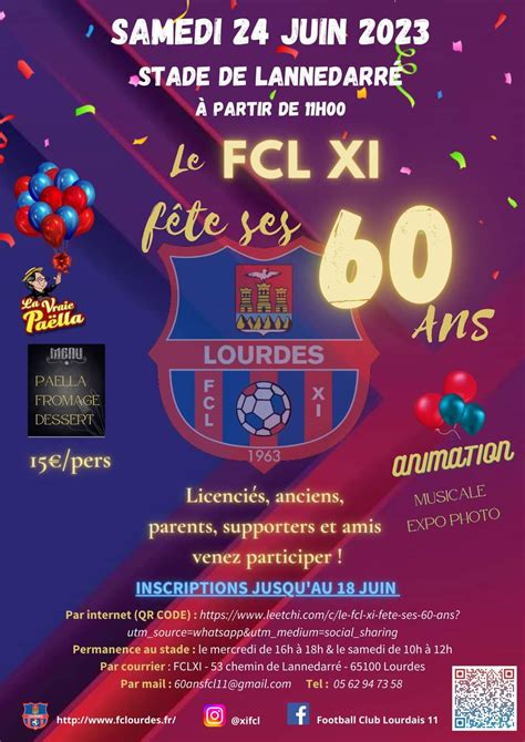 Animation Le FC LOURDES fête ses soixante ans Puk Match 65