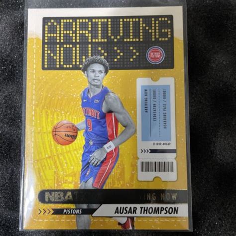 Ausar Thompson RC 2023 24 Panini NBA Hoops Arriving Now 21 Pistons