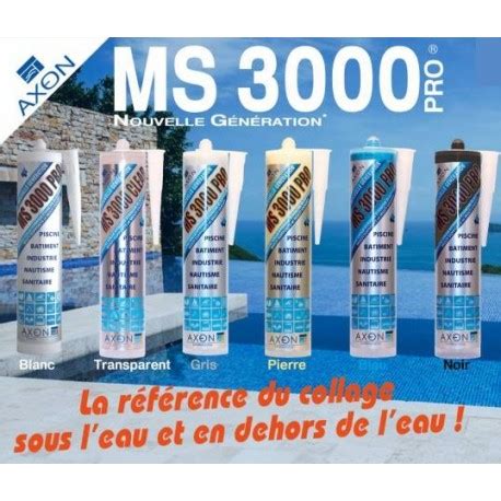 Mastic Colle MS3000 PRO Multi Supports Multi Usages