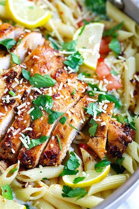 Blackened Chicken Pasta Easy Delicious Recipes