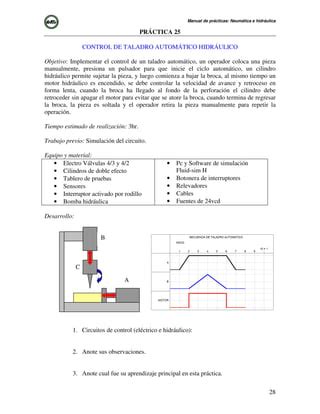 Electroneumática Manual practicas de neumática PDF