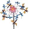 Amazon Sunjoy Dragonfly Kinetic Iron Wind Catcher Garden Stake